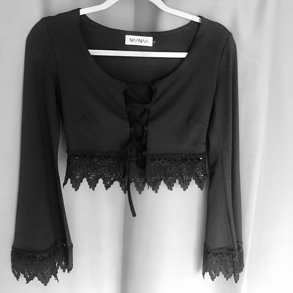 LF lace up Going-Out Top